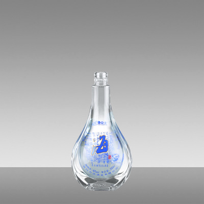 酒瓶設(shè)計(jì) 500ml高白料噴涂酒瓶 玻璃酒瓶 健康無鉛高白料酒瓶